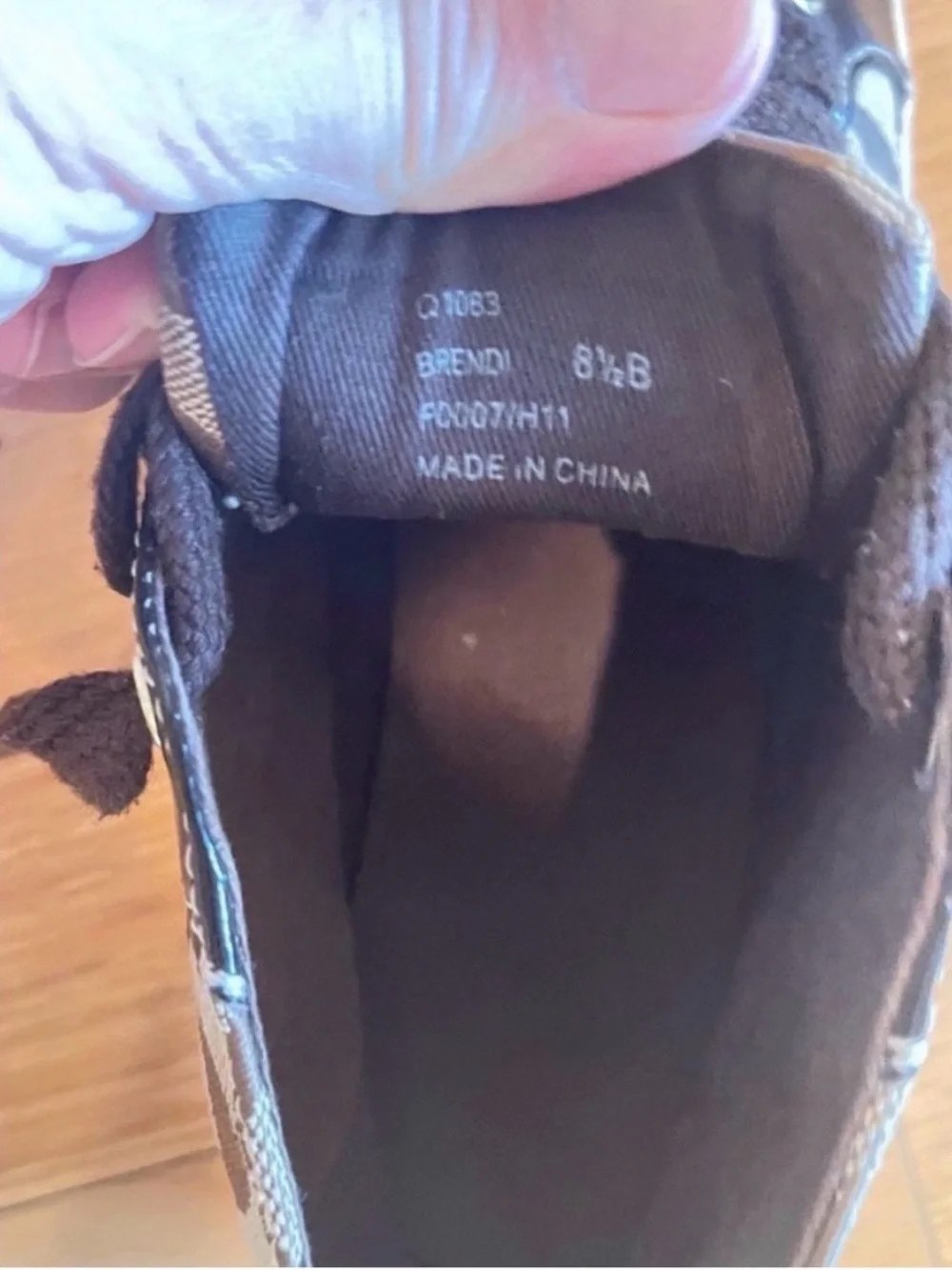 Coach Brown Logo High-Top Sneakers size 8.5